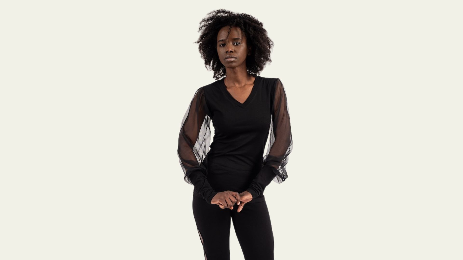 Blusa transparente